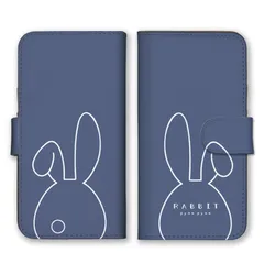 iPhone15Pro ケース 手帳型 iPhone15 プロ スマホケース 携帯ケース デザイン うさぎ ウサギ 兎 シンプル くすみカラー ピンク グリーン ブルー 可愛い おしゃれ カラー06