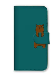 Xperia 1 VII SO-51F SOG15 A501SO ケース 手帳型 エクスペリア 1 7 スマホケース リボンつき 動物 猫 犬 ヤギ ウサギ 牛 くま パンダ 困り顔  可愛い キャラクター しまりがない カラー09