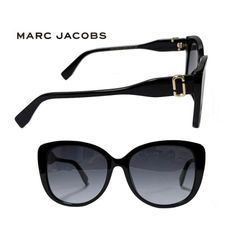 【MARC JACOBS】 マーク ジェイコブス　サングラス　MARC 791/F/S　807　ブラック　アジアンフィツト　国内正規品