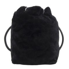 YOHJI YAMAMOTO ヨウジヤマモト Y's ワイズ リュック レディース フェイクファー ブラック 