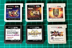 Nintendo 3DS/DS ソフト本体のみ6点セット 動作確認済み モンハン パズドラ 三国無双 他