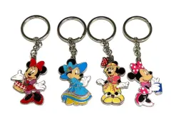 【中古】キーホルダー ミニーマウス キーチェーン4個セット 「ディズニー」 東京ディズニーリゾート限定