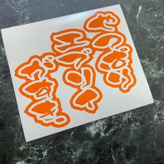 早い者勝ち！人気シリーズ 在庫処分セール オレンジ やっぱりエブリイがすき。カッティングステッカー EVERY エブリイ エブリィ エブリー DA64 DA17