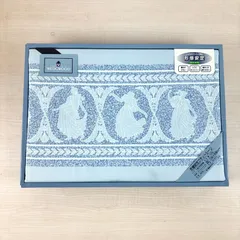 【未使用品】WEDGWOOD 西川産業 形状安定 フラットシーツ 140×240 綿100％ 形態安定