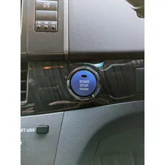 デザイン性UP♪ ブルー エンジン スターター スイッチ カバー ヴォクシー 70 系 ZRR70 ZRR75 トランス-Ｘ X Z ZS V G‘ｓ b5341