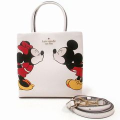 【新品 未使用】Kate spade ケイトスペード アウトレット kate spade × Disney ディズニー ミニ トート ハンドバッグ KG591 PSY