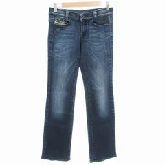 ディーゼル DIESEL ×アディダスオリジナルス adidas Originals ADI-SOOZY デニムパンツ ジーンズ スリムストレート ストレッチ W27 L30 インディゴブルー /GV