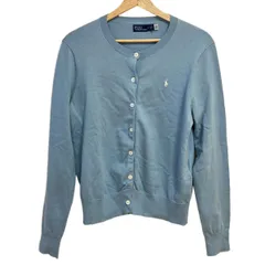POLObyRalphLauren(ポロラルフローレン) カーディガン サイズM メンズ - ライトブルー 長袖