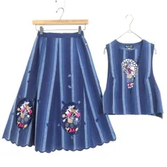 【未使用】 儀右衛門 イエローレーベル スカート 六双 藍染 2025年最新】儀右衛門 スカートの人気アイテム - メルカリ