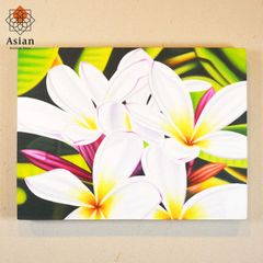 絵画 インテリア 花 アートパネル 花の絵 北欧 ハワイアン 壁掛け 玄関 おしゃれ アート 絵 ハワイ アジアン バリ 40×30 (2)