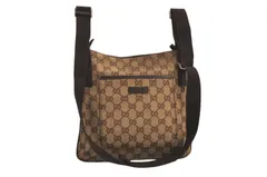 GUCCI グッチ ショルダークロスボディーバッグ GGキャンバス