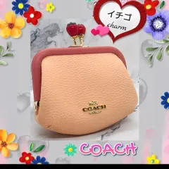 ♊新品未使用❣️COACHコーチ ホワイト ピンク 長財布 みずほショップ