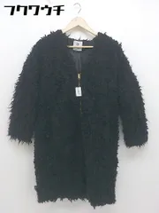 ■ nano universe ナノ ユニバース 長袖 コート サイズ36 ブラック レディース 【中古】 【1105170002218】