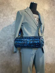 バジョルゴ　BajoLugo  ボストンクラッチ　ブルー　BG-379（SAMPLE商品）