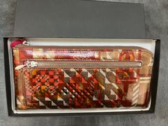 【新品・訳あり・在庫処分特価】L字ファスナー　長財布　ブラウン