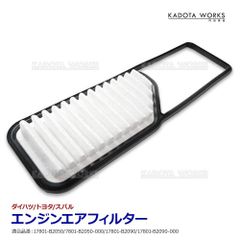 スバル ステラ カスタム LA100 LA110F LA150 LA160F エアフィルター エアクリーナー 17801-B2050 7801-B2050-000 17801-B2090 17801-B2090-000 互換品 エンジン エアクリ フィルター