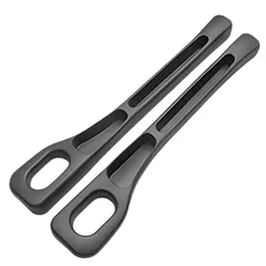 車 シート隙間埋めクッション 2本入り 収納機能アップ 落下防止 静音設計 耐摩耗 PU素材 汎用タイプ 取り付け簡単 センターコンソール用 (ブラック) (ブラック) [ブラック]