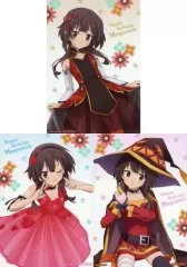 【中古】キャラカード 全3種セット ブロマイド 「くじ引き堂 この素晴らしい世界に祝福を! めぐみん Birthdayくじ」 10連セット購入特典