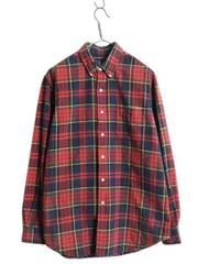 【お得なクーポン配布中!】 ラルフローレン チェック 長袖 ボタンダウン シャツ メンズ L / ポロ BD 長袖シャツ オックスフォード コットン マルチカラー ワンポイント