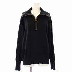 ブルーレーベルクレストブリッジ BLUE LABEL CRESTBRIDGE ニット セーター ハーフジップ 長袖 38 紺 55N25-238-28 /TK レディース ブルーレーベルクレストブリッジ BLUE LABEL CRESTBRIDGE ニット