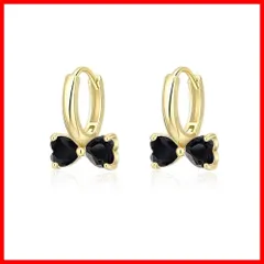 MIKAMU リボン フープピアス レディース 人気 最高級ジルコニア 18K 18金 人気 レディース リボン フープピアス 安心の 金属アレルギー対応 ギフト 専用ボックス付き