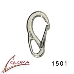 グローマ ノーティカ カラビナ S 1501 GLOMA NAUTICA carabiner  キーリング キーホルダー ヨットツール キーフック 雑貨 2306のサムネイル