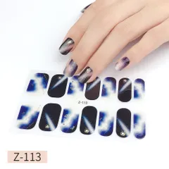 Z113 ネイルシール 貼るだけ ジェルネイル 3D 時短簡単お手軽 セルフネイル マニキュア 張るだけ ウエディング 手用 夏 デコシール 柄花フラワー蝶バラ星ボタニカル かわいい シンプル ブライダル シルバー ゴールド ホワイト グラデーション 単色★4