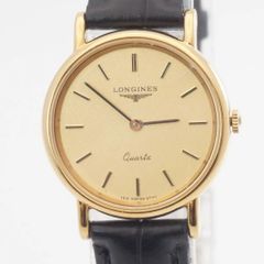 稼動品 ロンジン LONGINES 23mm 153 6771 クオーツ アナログ ゴールド文字盤 レディース腕時計 スイス製