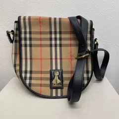 N 処分価格【中古】バーバリー ショルダーバッグ Burberry ノバチェック ヴィンテージ