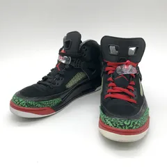 NIKE ナイキ スニーカー JORDAN SPIZIKE 315371-026 シューズ ジョーダン スパイジーク カジュアル メンズ 27.5cm ブラック 靴 B14143◆