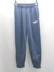 ◇ Θ PUMA プーマ キッズ 子供服 ウエストゴム ジャージ上下 セットアップ サイズ150 ネイビー 男の子 E  【1411280044681】