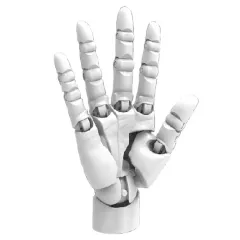 【中古】トレーディングフィギュア WHITE 「ARTIST SUPPORT ITEM COLLABORATION 1/2ハンドモデル/R カプセルトイ版」