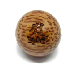 阿字観（あじかん）椰子 梵字玉 20mm セミラウンド【彫刻 一粒売りビーズ】 天然石 パワーストーン / インペリアルオーラ おしゃれ かわいい オシャレ 可愛い プレゼント ギフト 贈り物