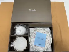 【未使用・箱付】ノリタケ 花更紗 ティー・コーヒー碗皿ペアセット カップ＆ソーサー P59387A