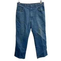Wrangler デニムパンツ W36 ブルー ラングラー ジップアップ アメリカ製 カジュアル アメカジ ジーンズ 古着卸 アメリカ仕入 2506-1077