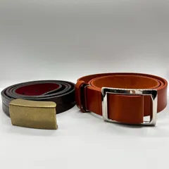 DECOS スライドベルト & BANANA REPUBLIC レザーベルト 2本セット