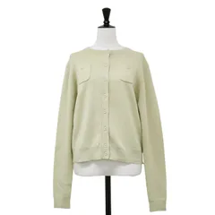 CABaN キャバン カーディガン ベージュ サイズ:S(9号) / コットン カシミヤ クルーネック カーディガン / ニット 長袖 コンパクト 定番 / トップス セーター 羽織り【レディース】【中古】