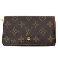 ◆LOUIS VUITTON◆ルイヴィトン  モノグラム ポルトモネトレゾール 折りたたみ財布 二つ折り