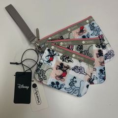 ✨新品タグ付 レスポートサック×ディズニー ミッキーマウス 3連ポーチ