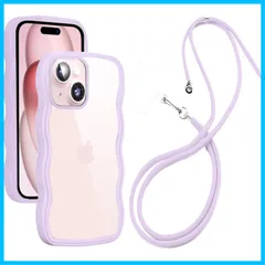 【在庫処分】iPhone15 かわいい カバー 透明 韓国 アイフォン 15 15 スマホケース 人気 薄型 軽量 全面保護 首かけ 肩掛け ショルダー 縄掛けケース クリア ストラップ付き 長さ調整可能 ケース 落下防止 Qi iPhone ワイヤレス充電対