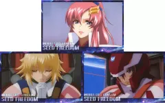 【中古】キャラカード ラスク/カガリ/ルナマリア 「機動戦士ガンダムSEED FREEDOM 特別版 トレーディングミニブロマイド3枚セット」 劇場グッズ