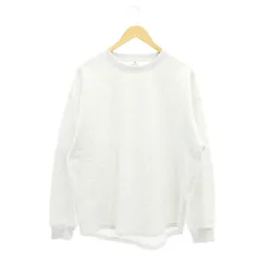 ランバンオンブルー LANVIN en Bleu コットン カットソー Tシャツ 長袖 クルーネック 46 S グレー /AT ■OSのサムネイル