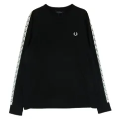 FRED PERRY フレッドペリー サイドライン 長袖 ロングスリーブ カットソー ブラック系 L【中古】のサムネイル