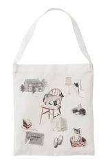 fog linen work MISATO OGIHARA ワンハンドルバッグ １）猫との暮らし　２）犬との暮らし