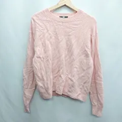 ◇ UNIQLO ユニクロ 長袖 ニット サイズXL ピンク系 レディース E  【1406180103378】