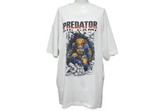 VINTAGE ヴィンテージ 90's PREDATOR プレデター BIG GAME ビッグゲーム Tシャツ 1991年 アメコミ コミック ムービー 美品 中古 4b001563