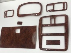 DA63T キャリイトラック　インテリアパネルカバー　新茶ウッド調　茶木目　茶ウッド調　7P　キャリィトラック　ハロースペシャル　はろーすぺしゃる