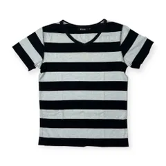 BEAMS ビームス ボーダー柄 半袖Tシャツ サイズ S /ブラック×水色系/男女でも