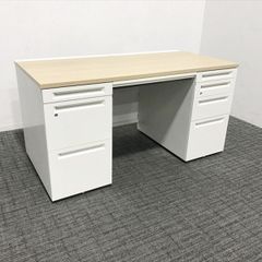 両袖デスク アドバンス オフィスデスク オカムラ プレーン