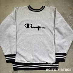 90's Champion リバースウィーブスウェット リブライン スクリプトロゴ 刺繍タグ M USA製